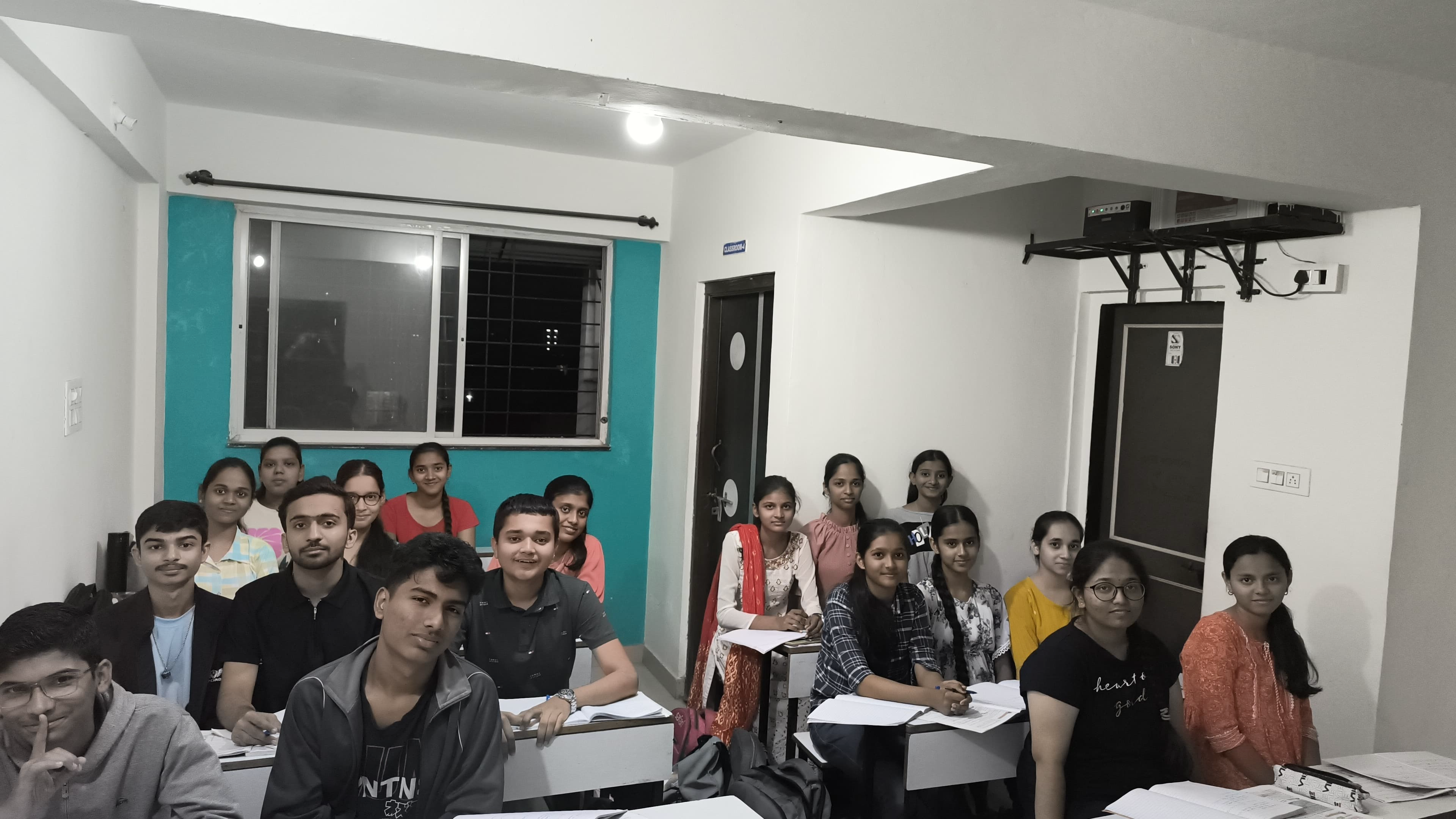 Students studying together